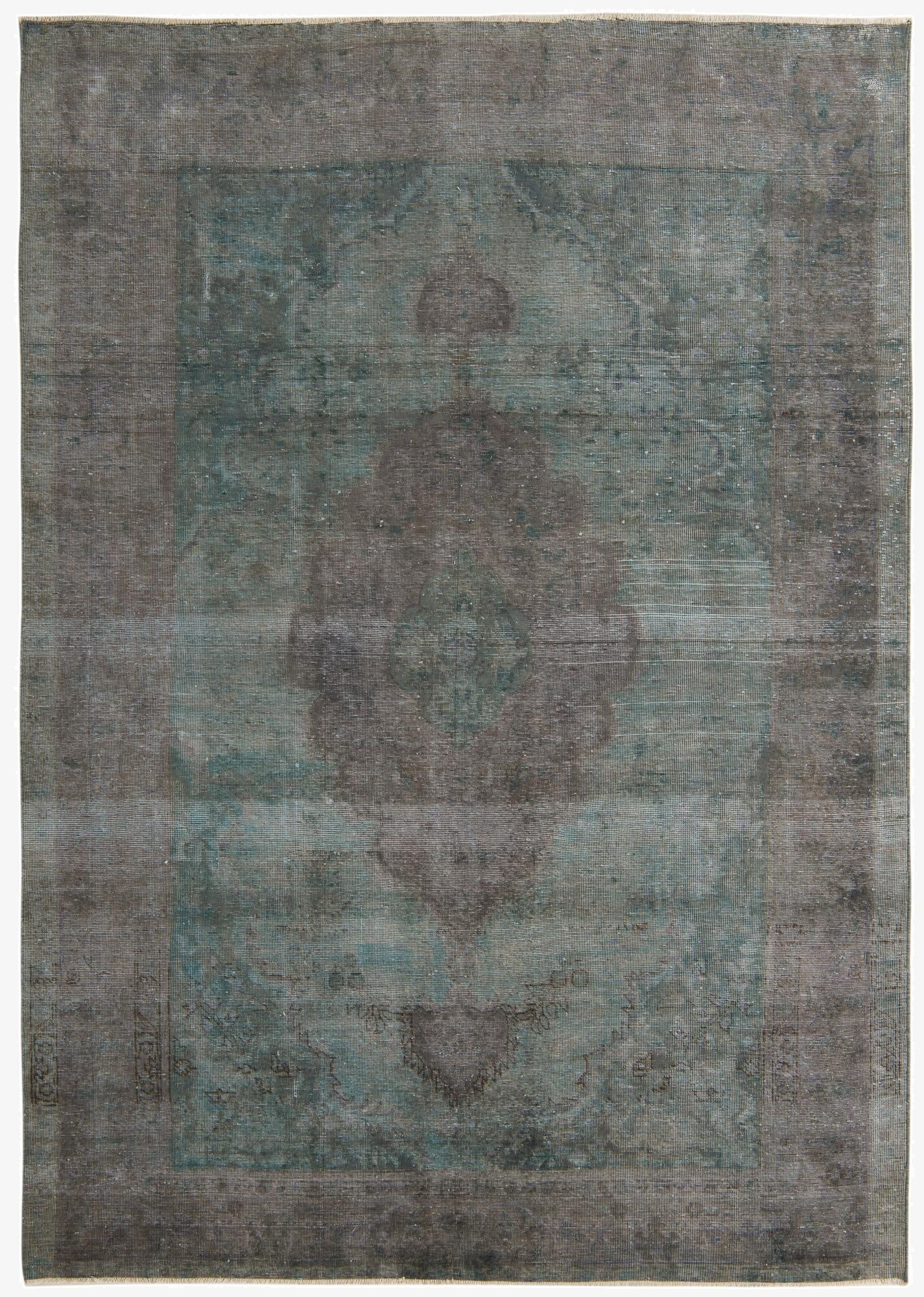  6' 5 x 9' 3  Hand Knotted Ultra Vintage Persian Wool Rug