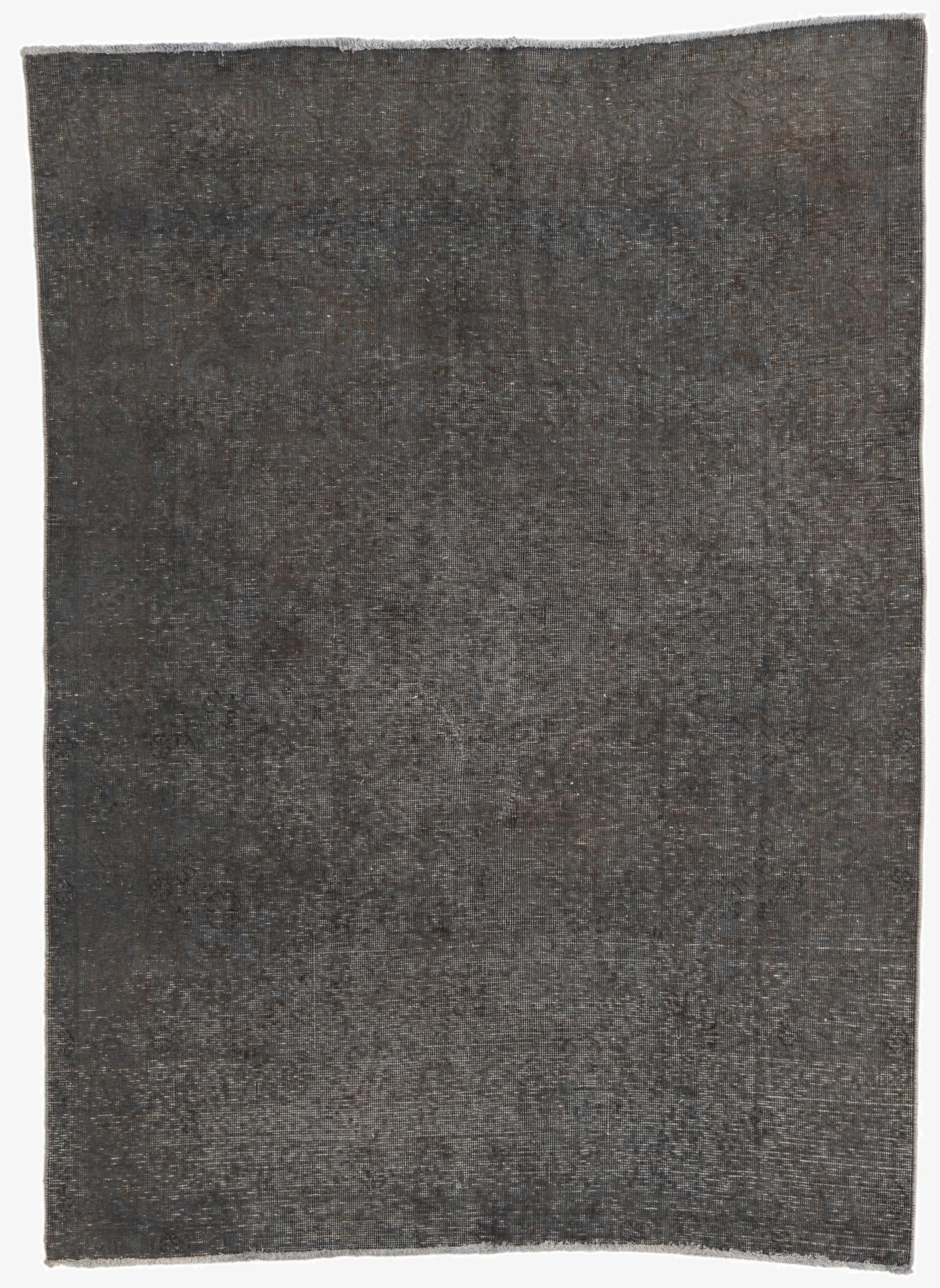  4' 6 x 6' 2  Hand Knotted Ultra Vintage Persian Wool Rug