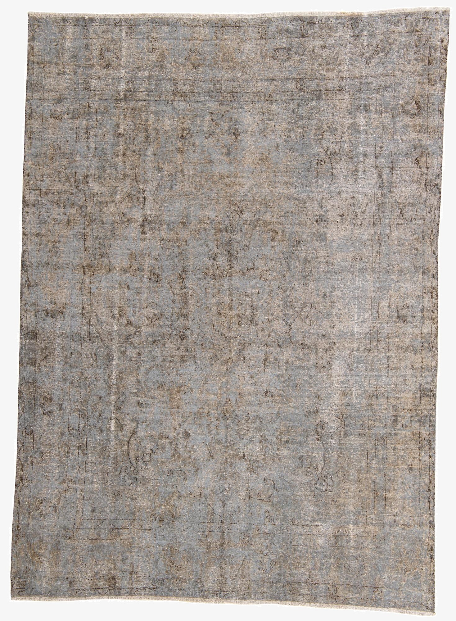  9' 3 x 13'  Hand Knotted Ultra Vintage Persian Wool Rug