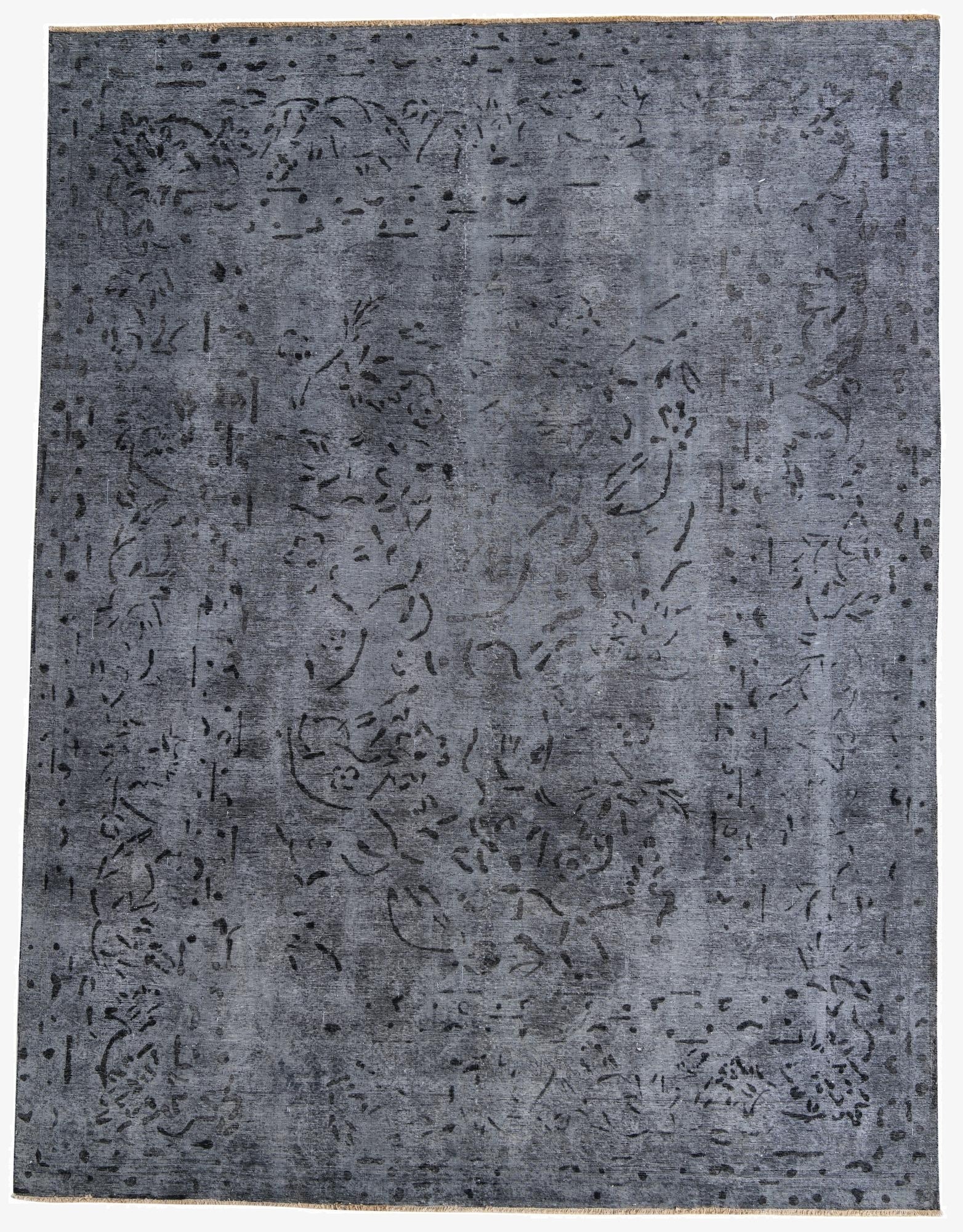  9' 6 x 12' 6  Hand Knotted Ultra Vintage Persian Wool Rug