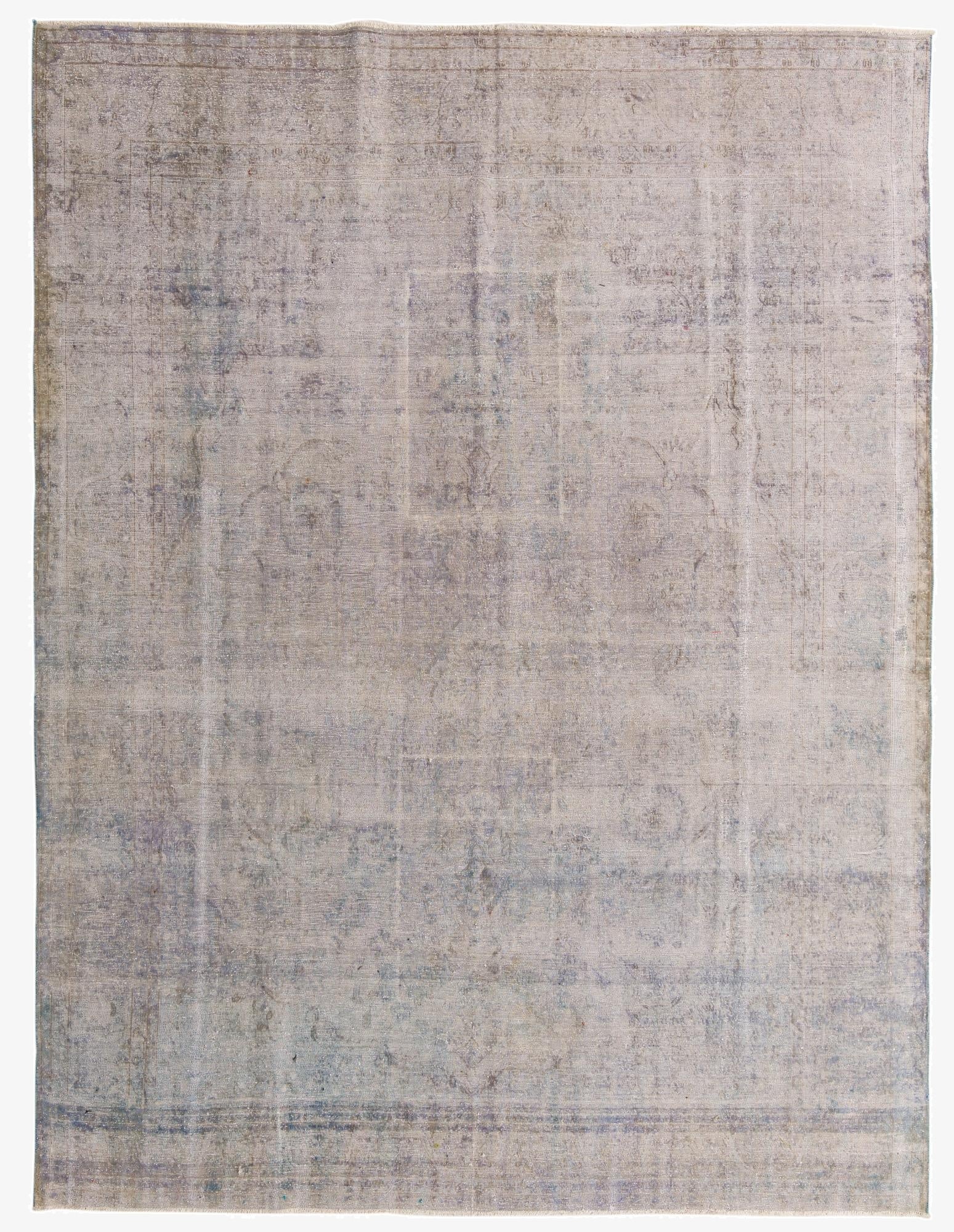  9' 5 x 12' 6  Hand Knotted Ultra Vintage Persian Wool Rug