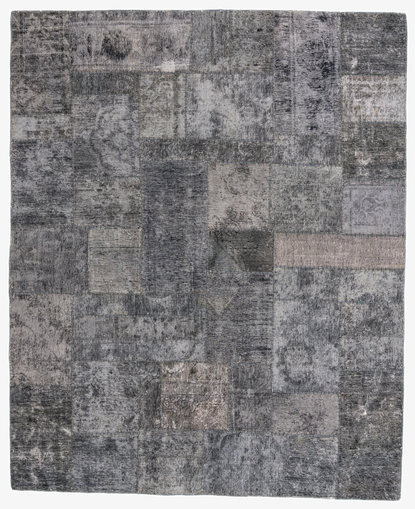  6' 9 x 8' 3  Hand Knotted Ultra Vintage Persian Wool Rug