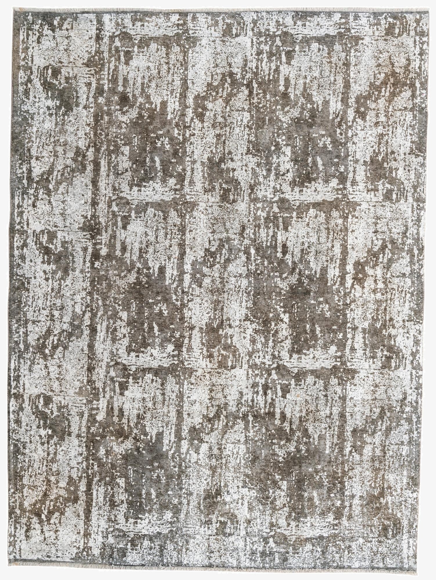  7' 7 x 10' 3  Hand Knotted Ultra Vintage Persian Wool Rug