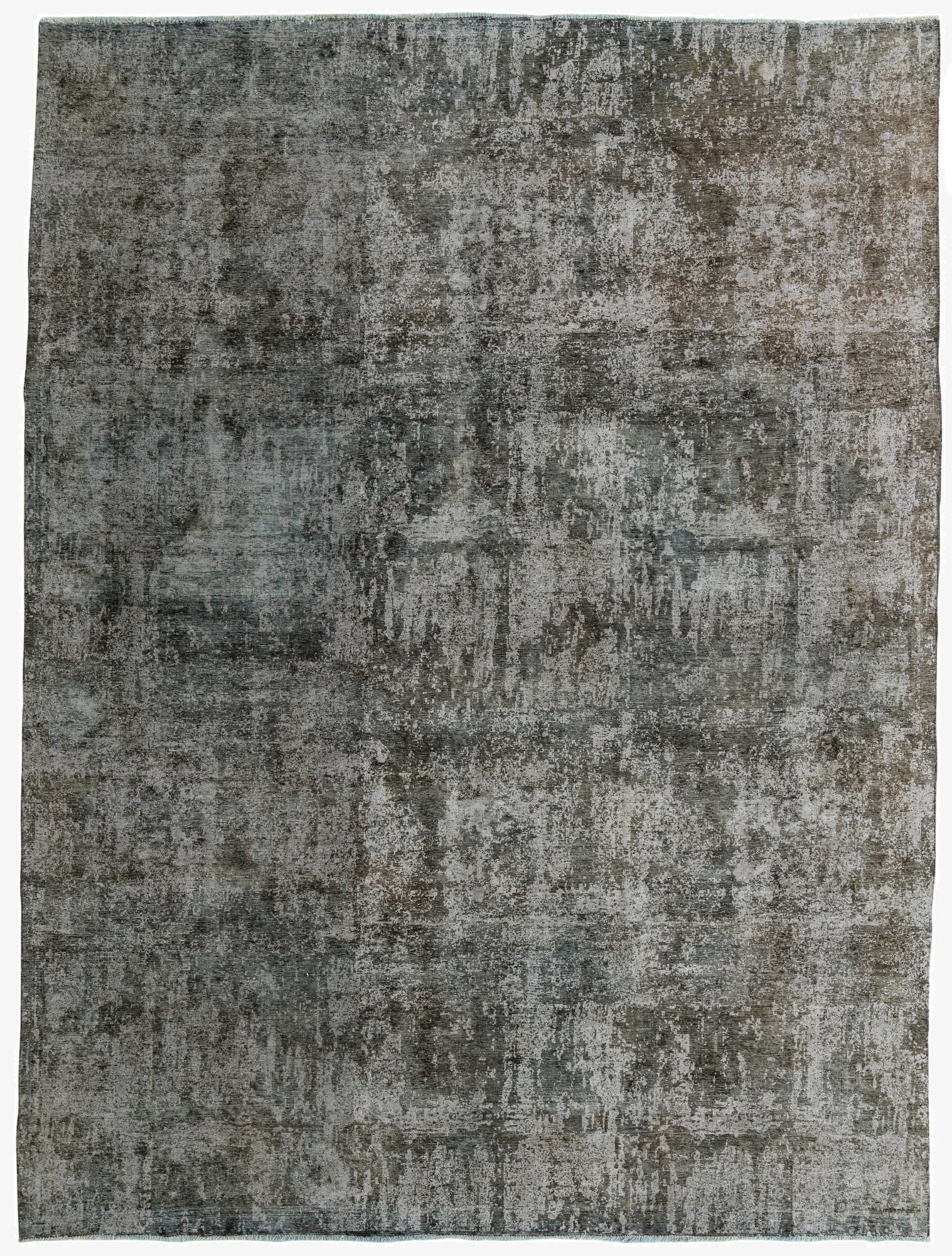  9' 3 x 12' 6  Hand Knotted Ultra Vintage Persian Wool Rug