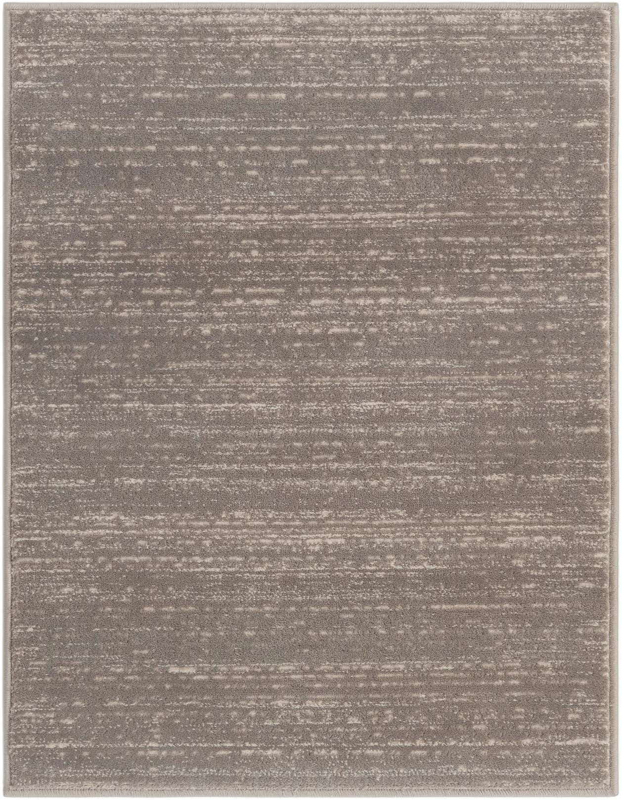 A 2x3 rectangular gray and silver transitional rug with a subtle textured pattern, suitable for various indoor spaces.