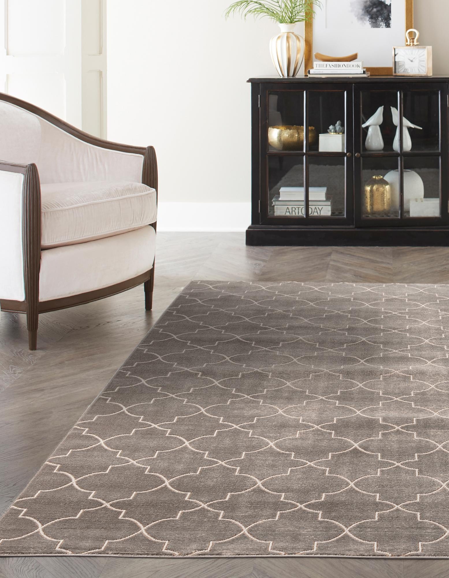 Gray Jill Zarin 7' 10 x 10' Uptown Lincoln Center Rug | Rugs.com