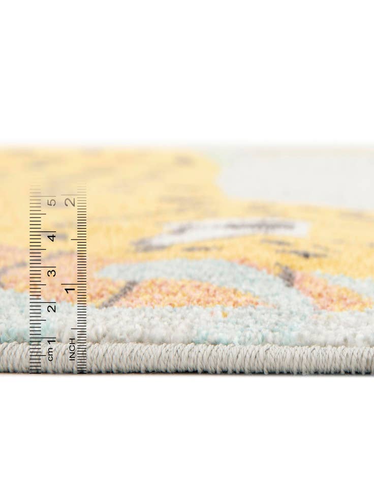 Detail image of  7' 10 x 10' Leopard Whimsy Kids Rug