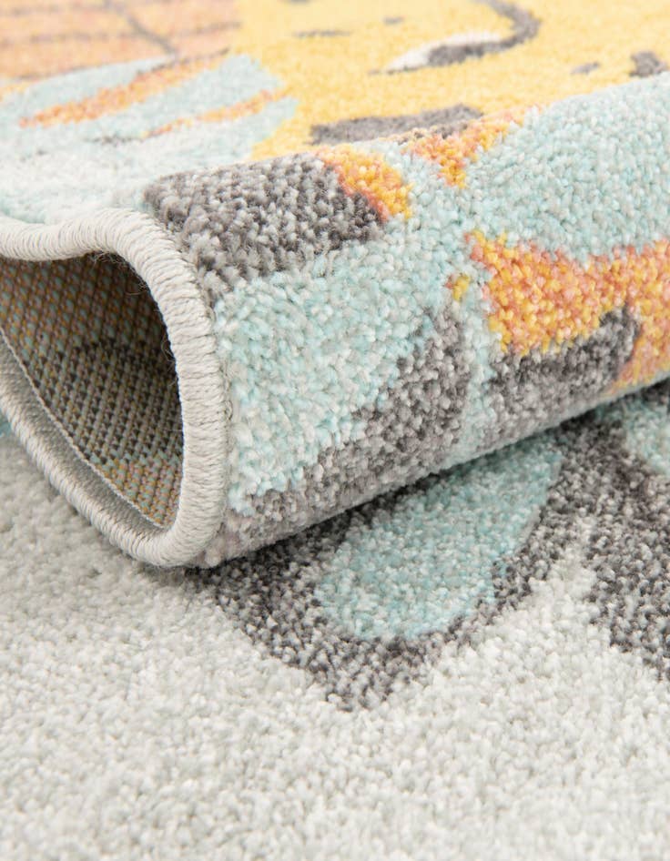 Detail image of  7' 10 x 10' Leopard Whimsy Kids Rug