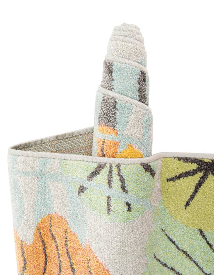 Detail image of  7' 10 x 10' Leopard Whimsy Kids Rug