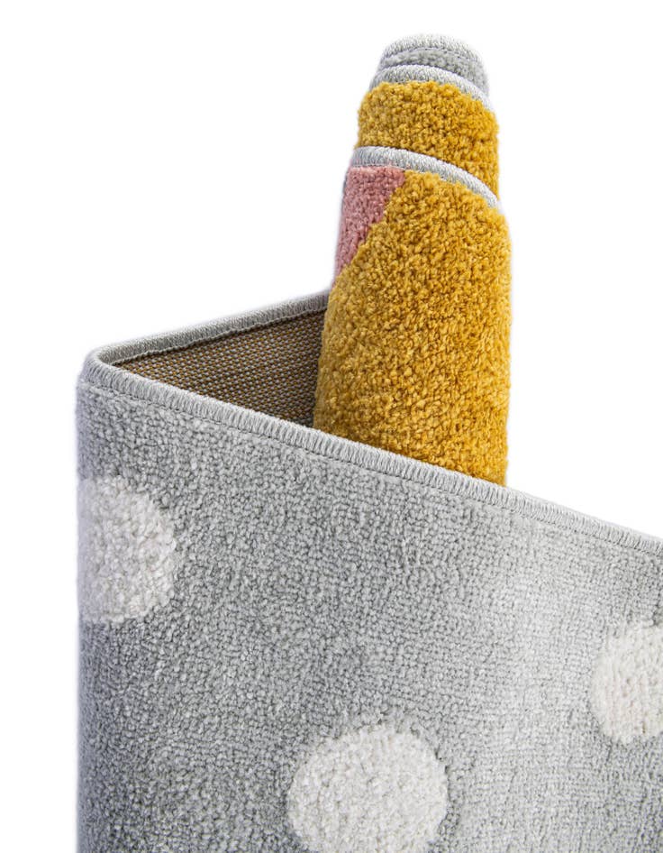 Detail image of  7' 10 x 10' Reindeer Whimsy Kids Rug