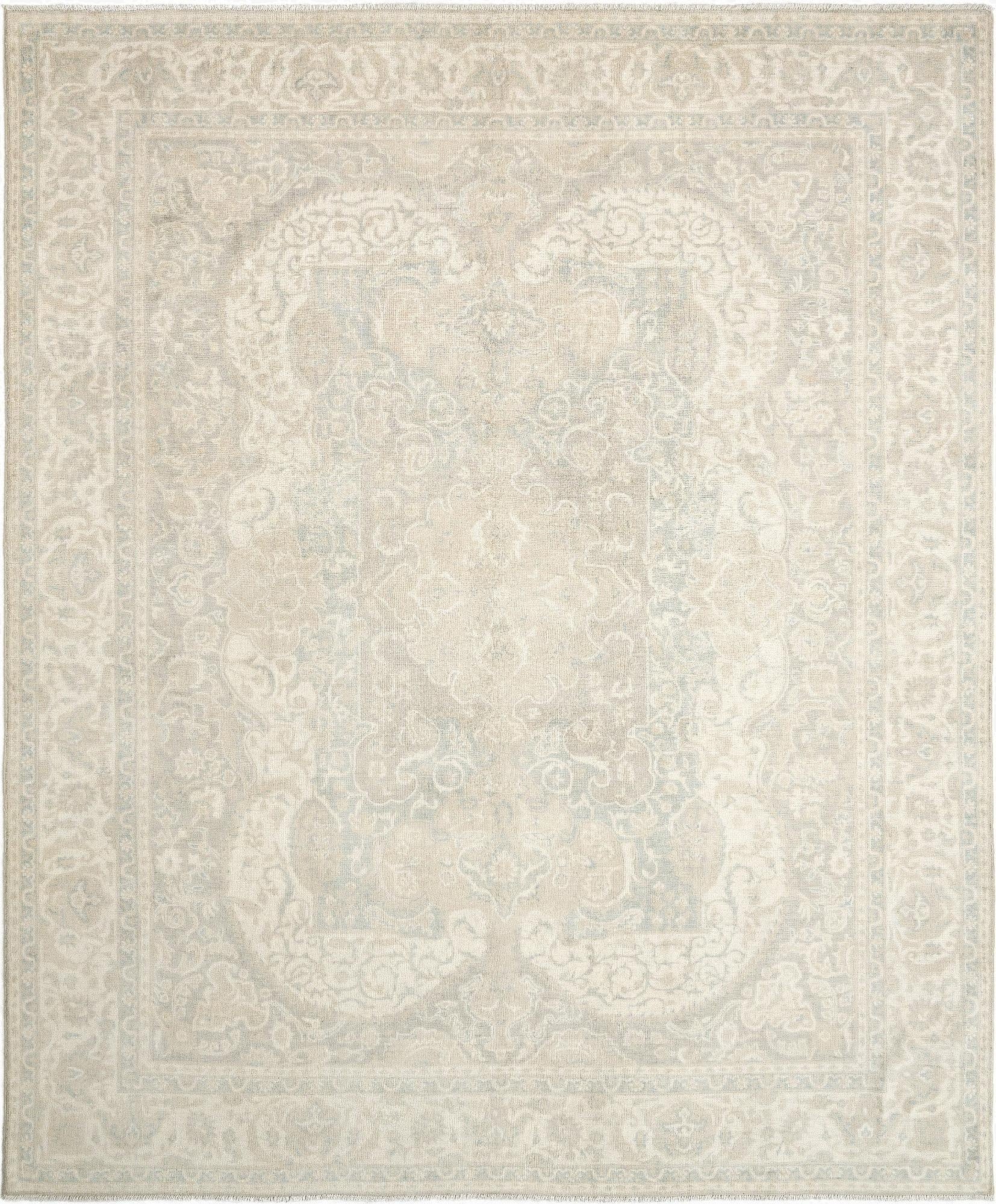  7' 11 x 9' 7  Hand Knotted Ziegler Rug