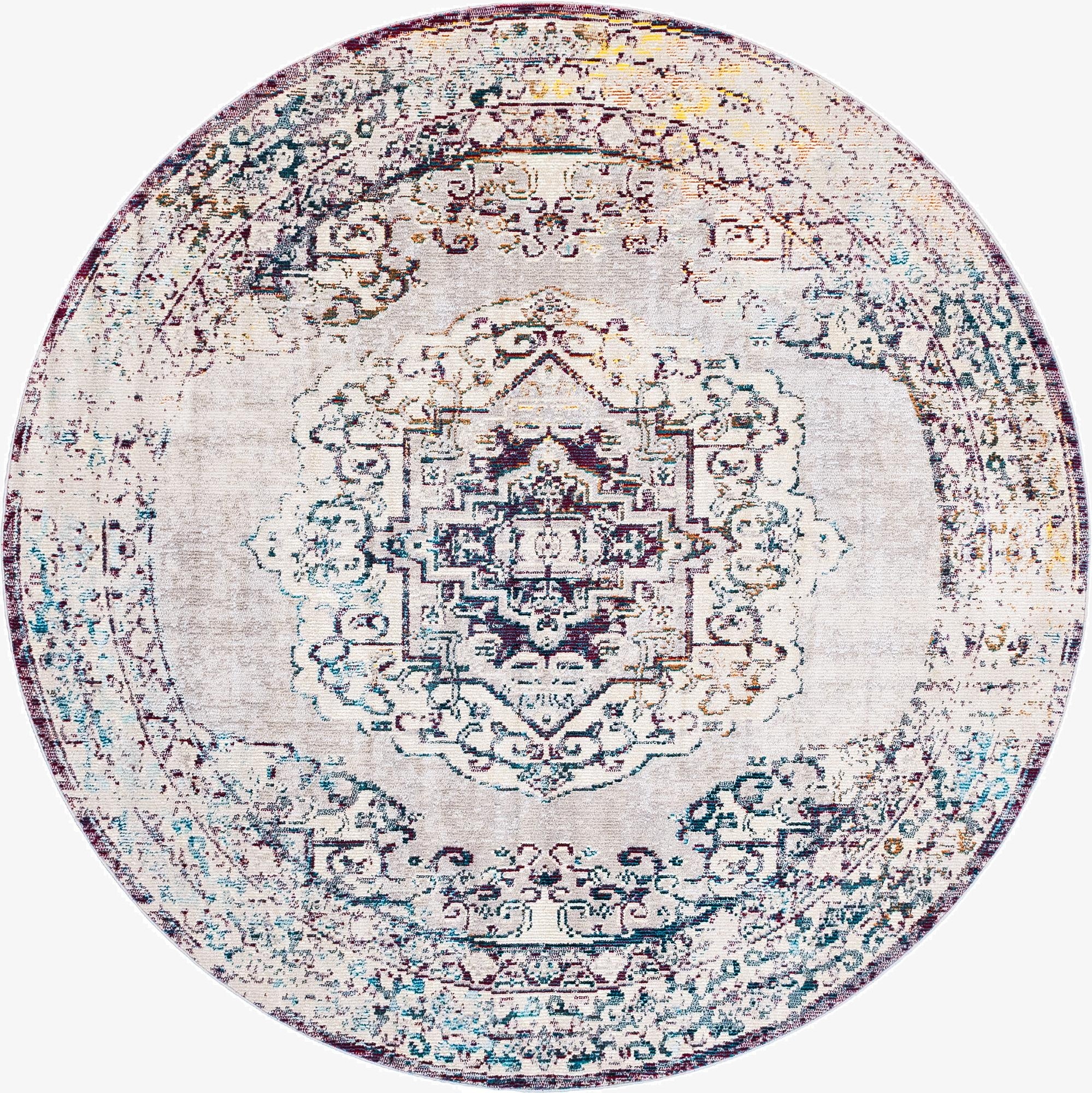  7' x 7' Amulet Round Rug