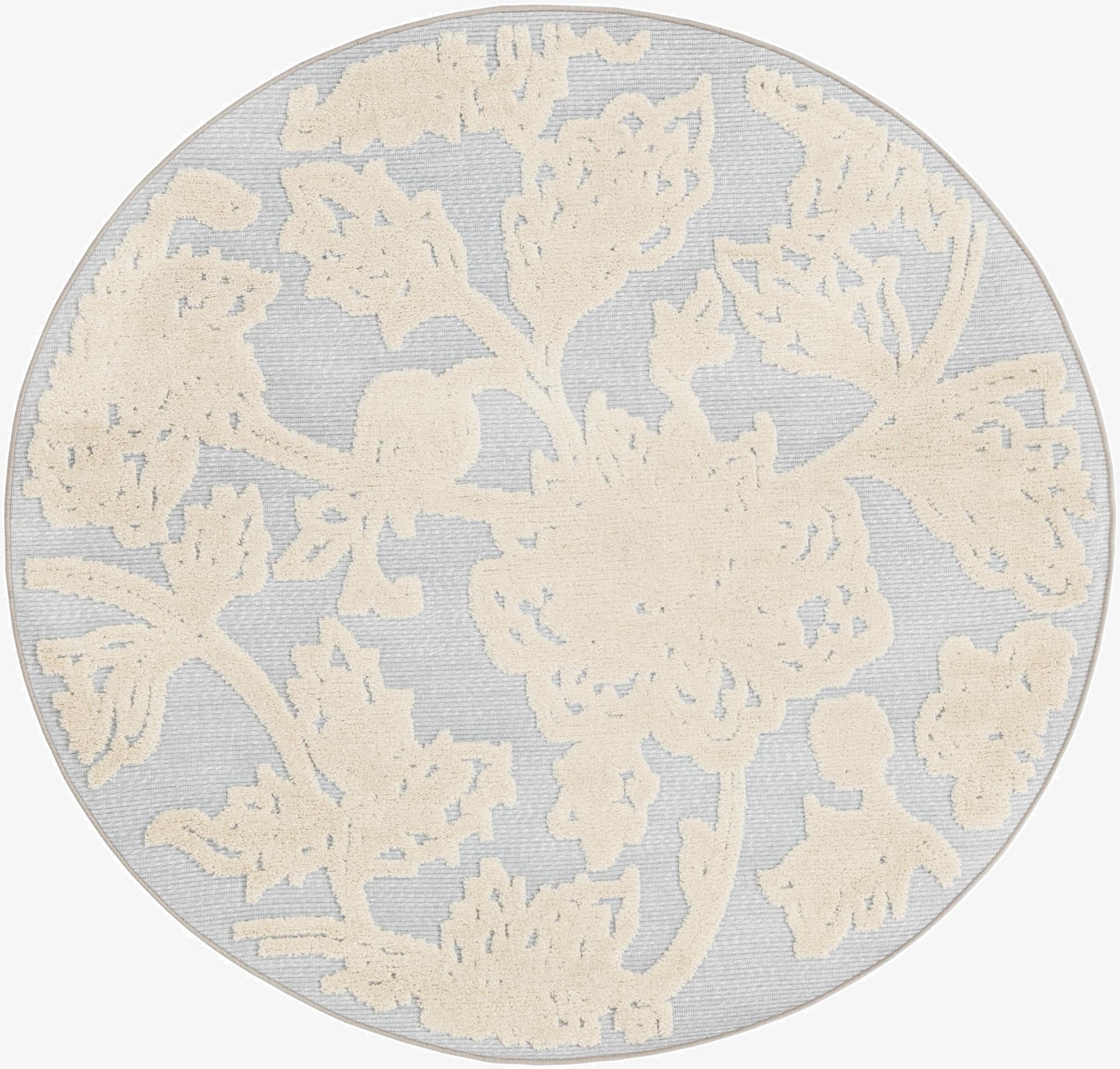  5' 3 x 5' 3  Washable Aruba Indoor / Outdoor Round Rug