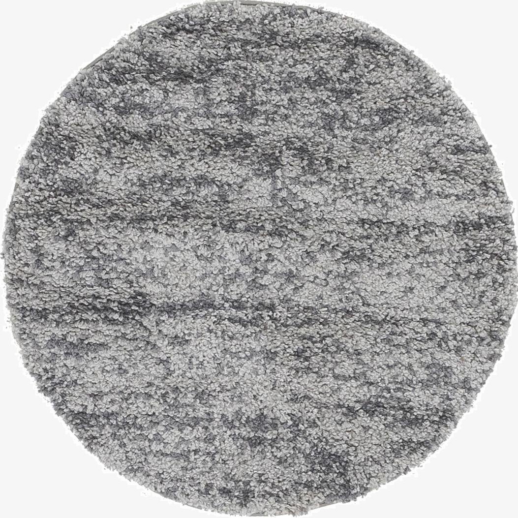  3' 3 x 3' 3 Athena Shag Round Rug