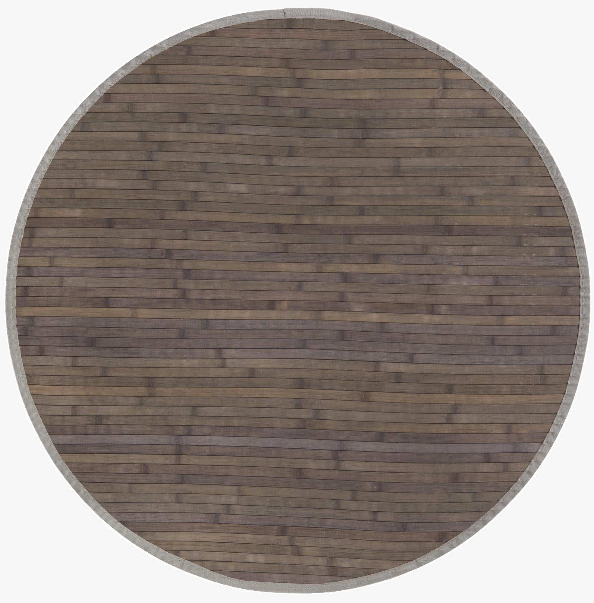  3' 3 x 3' 3 Bamboo Round Rug