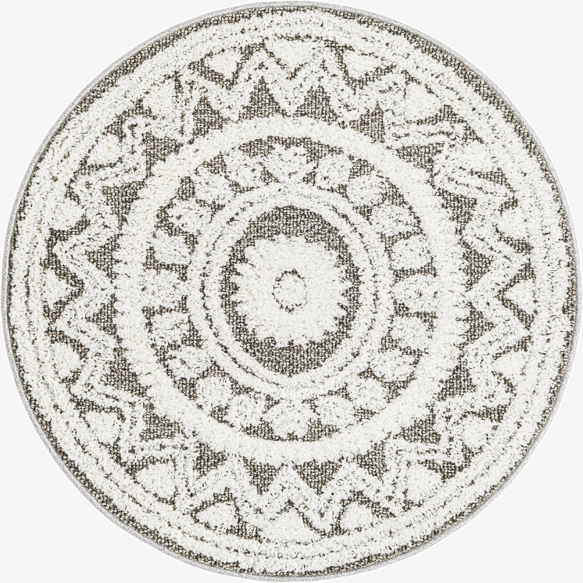  3' 3 x 3' 3 Boho Round Rug