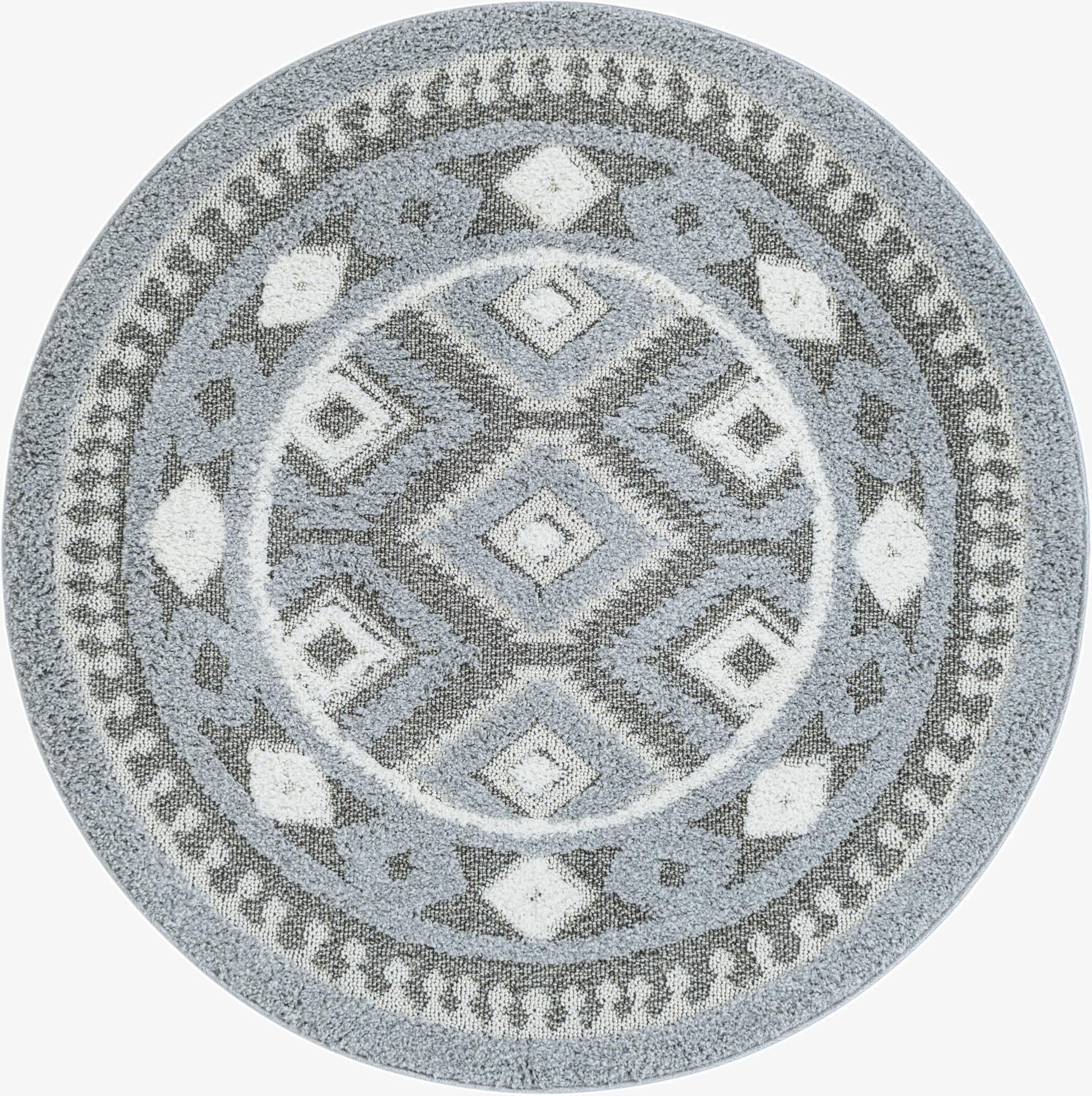  5' 3 x 5' 3 Boho Round Rug