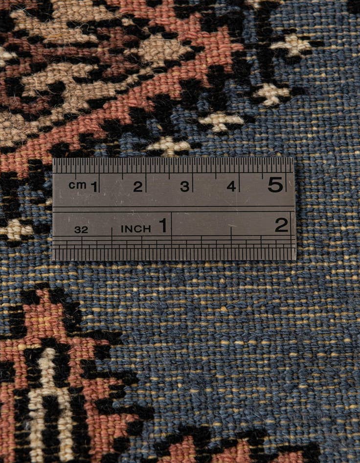 Detail image of  3' 1 x 3' 1  Hand Knotted Bokhara Oriental Wool Round Rug