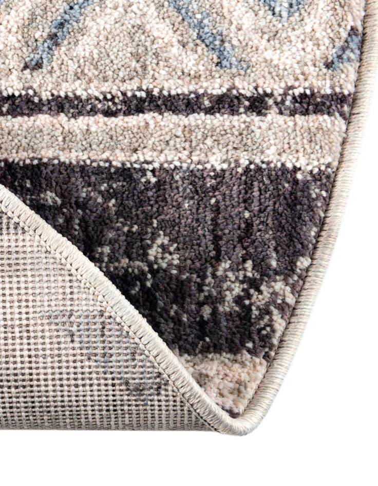 Detail image of  7' x 7' Eco Southwestern Round Rug