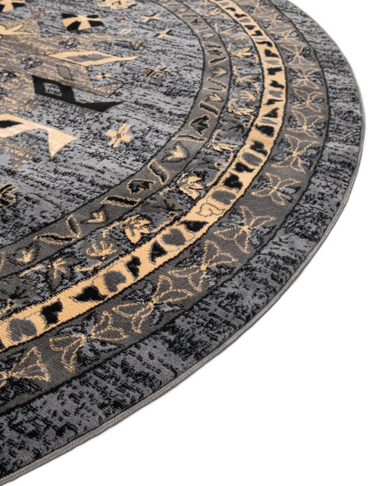 Detail image of  7' 10 x 7' 10 Heris Round Rug