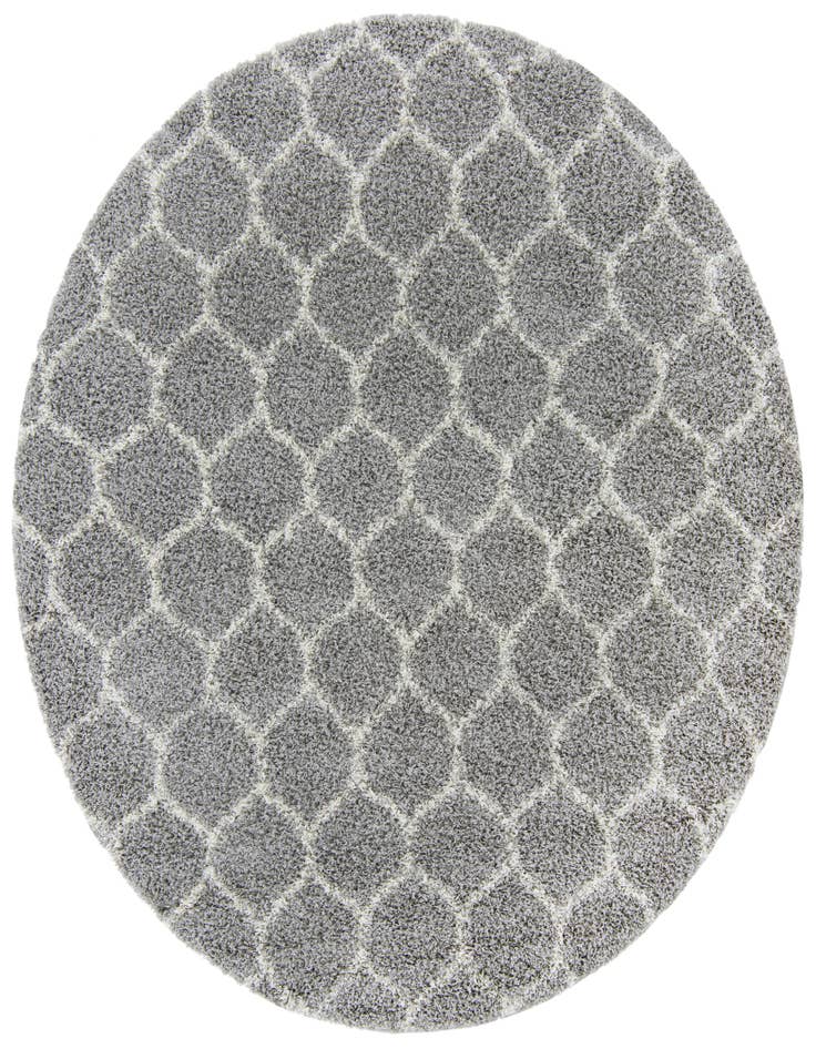 Detail image of  7' 10 x 7' 10 Lattice Shag Round Rug