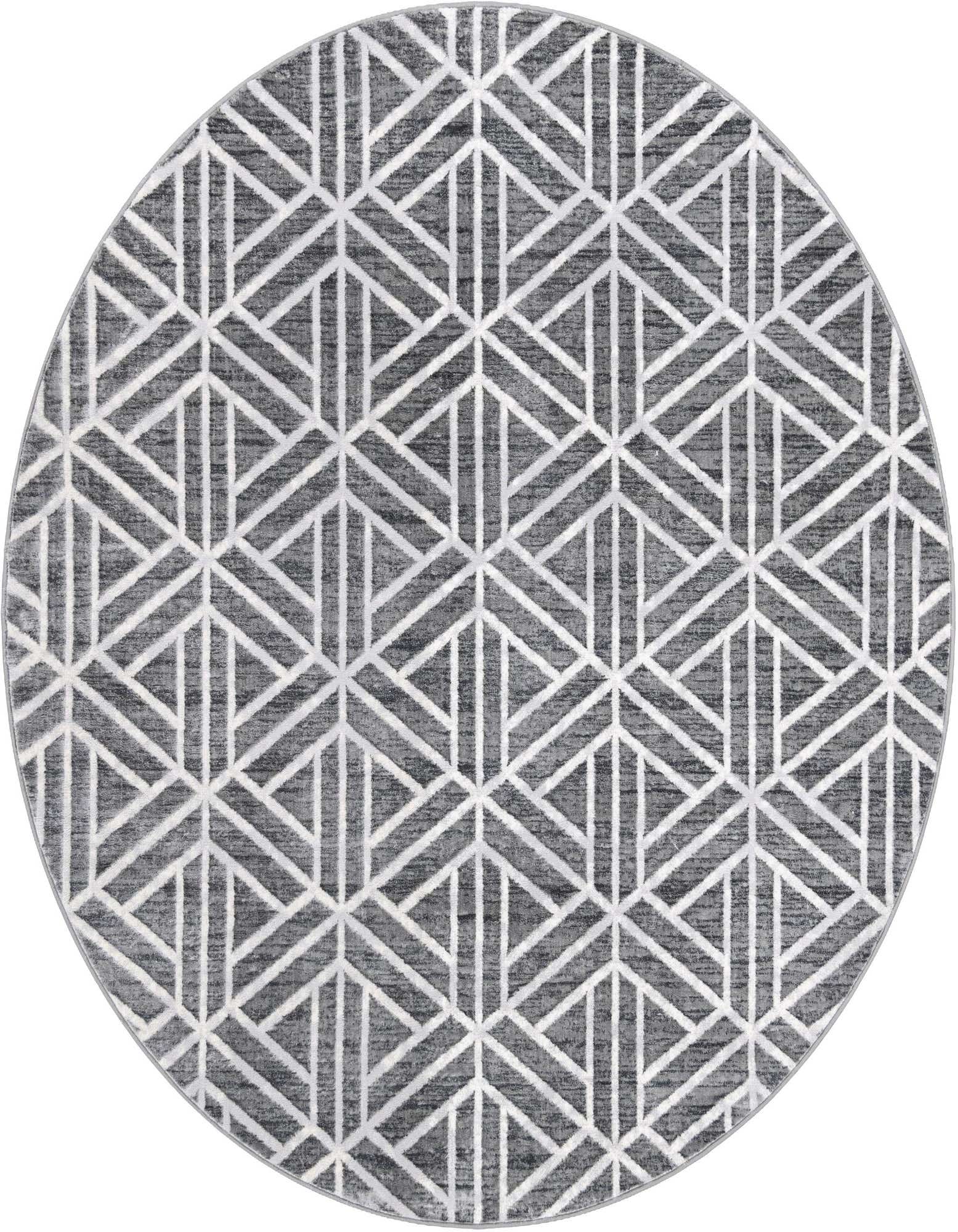 Primary image  8' x 8' Lattice Trellis Round Rug