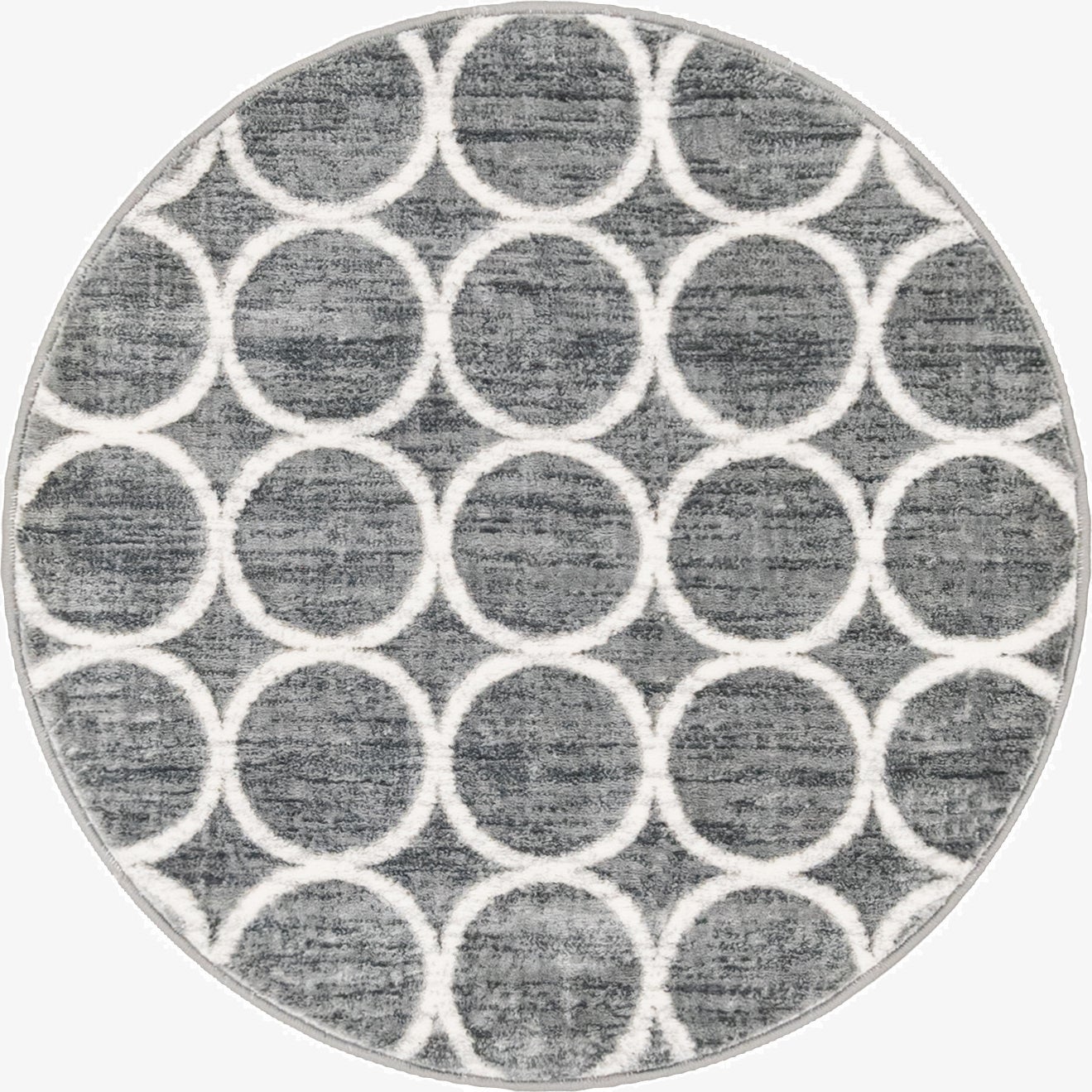  3' 3 x 3' 3 Lattice Trellis Round Rug