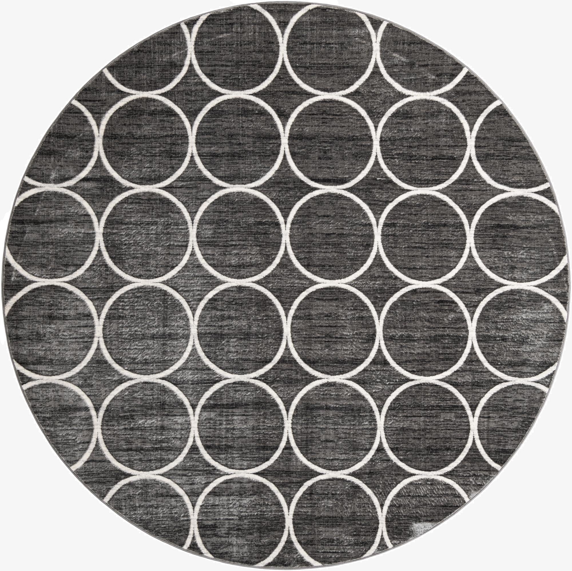  10' x 10' Lattice Trellis Round Rug
