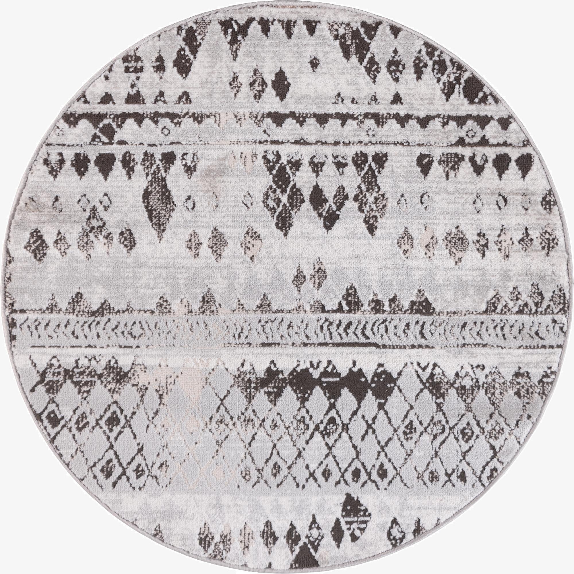  3' 3 x 3' 3 Leipzig Round Rug
