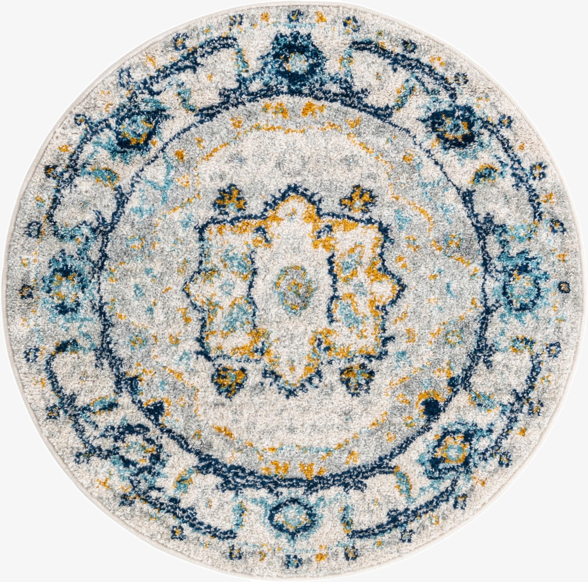 3' x 3' Madeline Vintage Round Rug