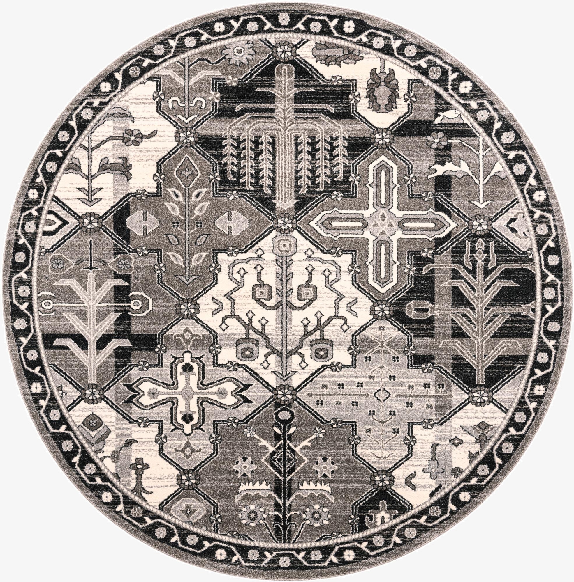  7' 10 x 7' 10 Miranda Round Rug