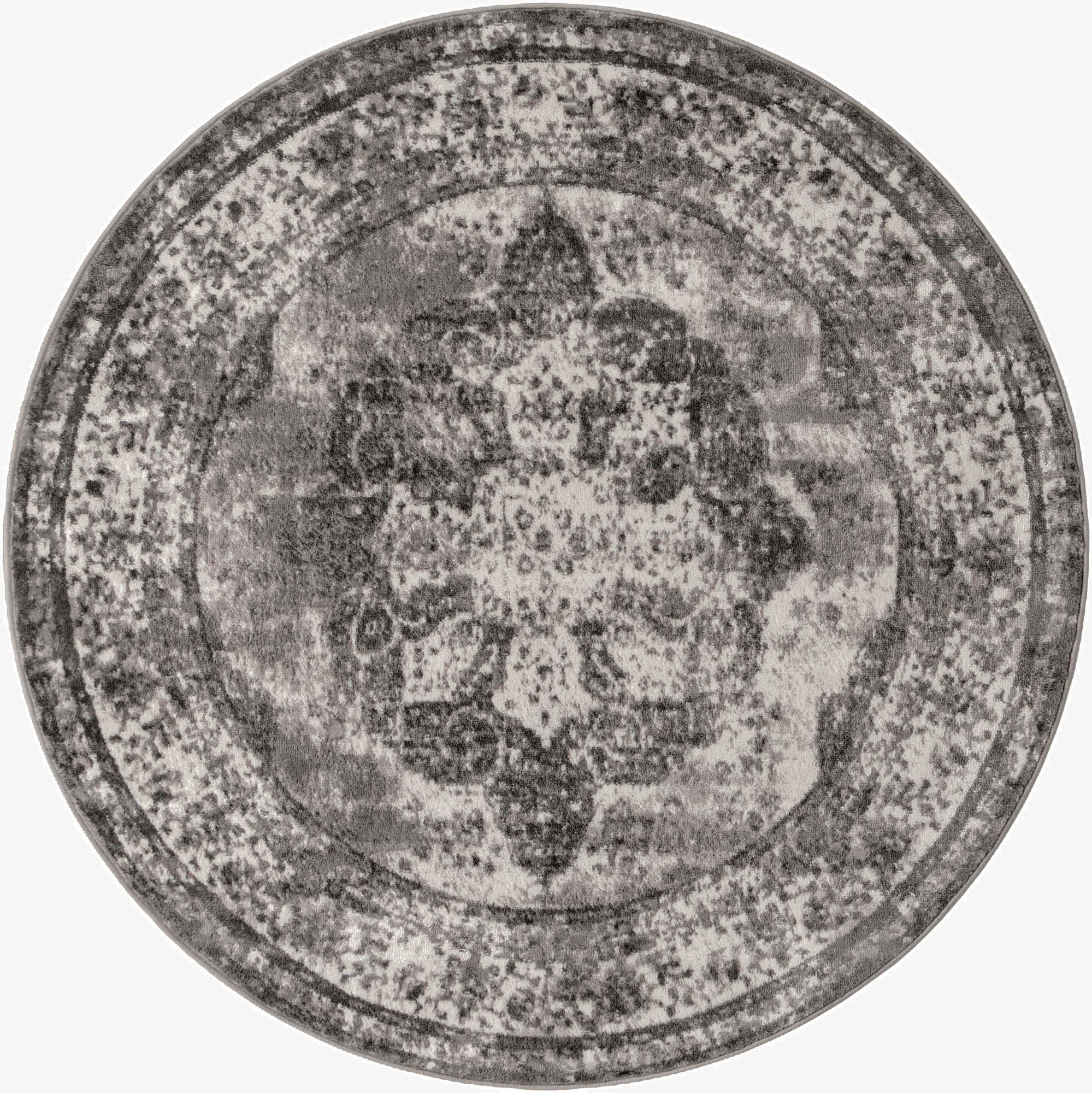  5' 3 x 5' 3 Monte Carlo Round Rug