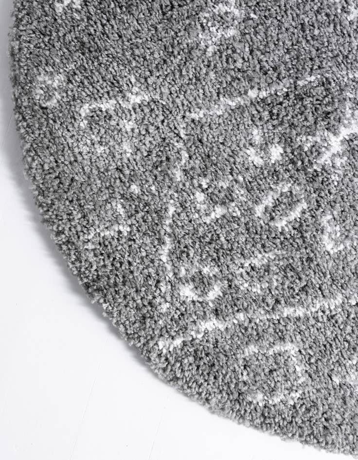 Detail image of  5' 3 x 5' 3 Moroccan Shag Round Rug