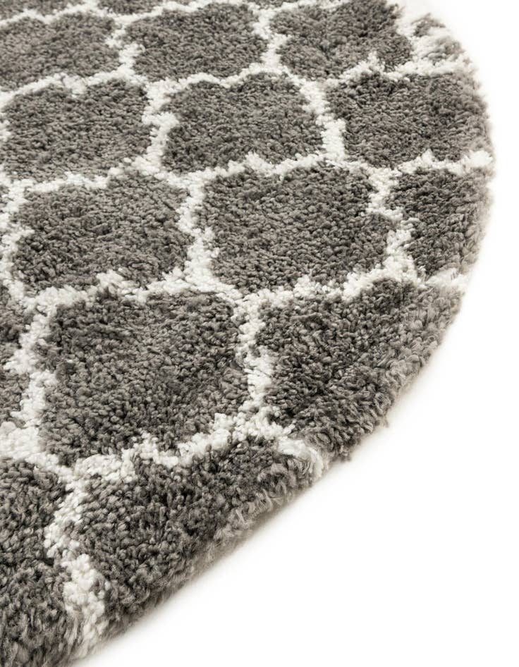 Detail image of  5' x 5' Moroccan Shag Round Rug