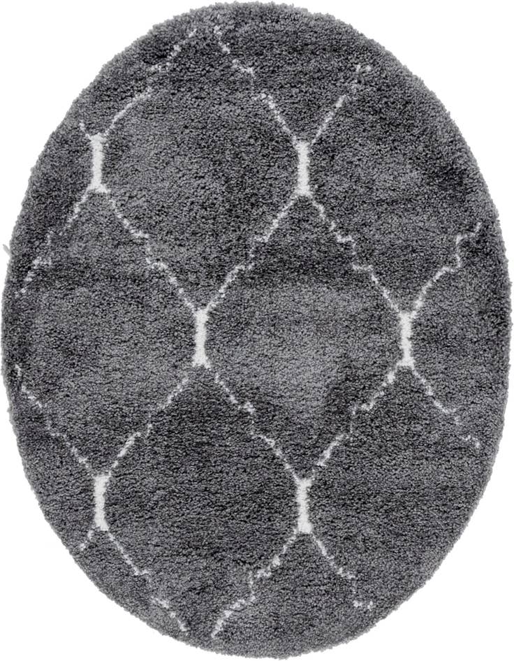 Detail image of  5' x 5' Moroccan Shag Round Rug