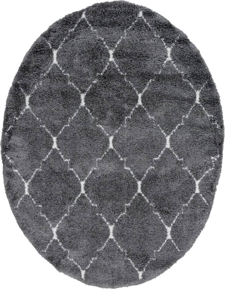 Detail image of  8' x 8' Moroccan Shag Round Rug