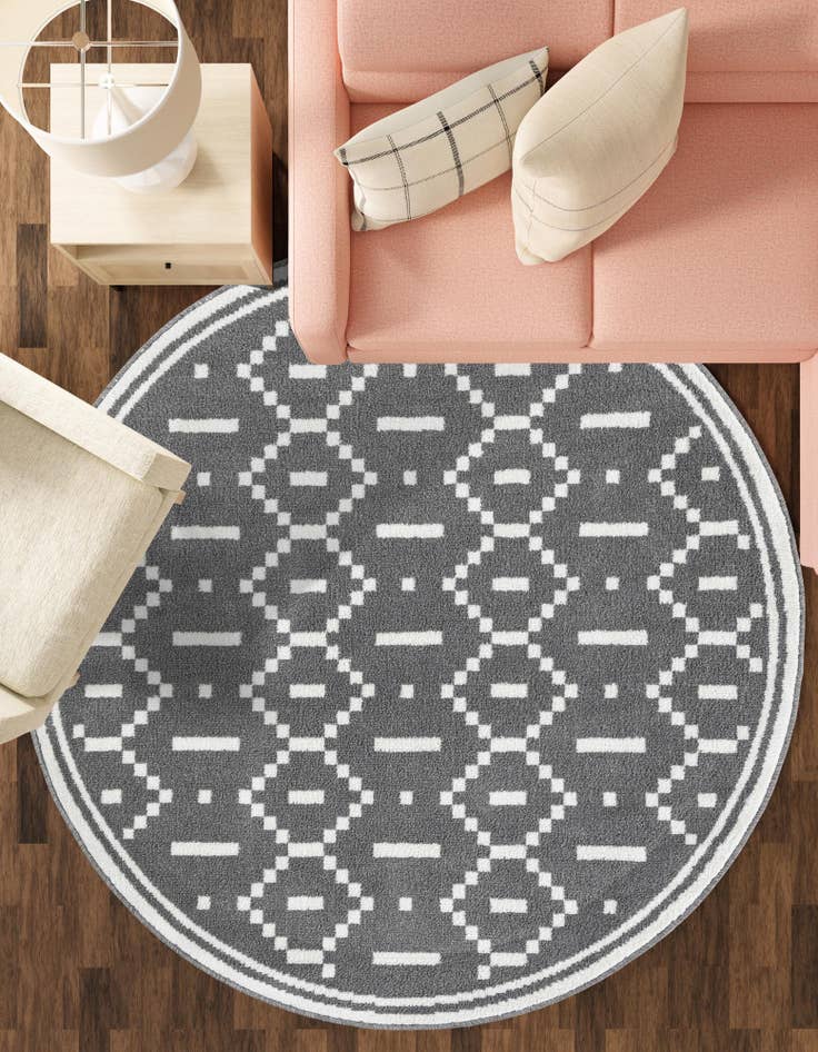 Detail image of  7' 10 x 7' 10 Oslo Round Rug