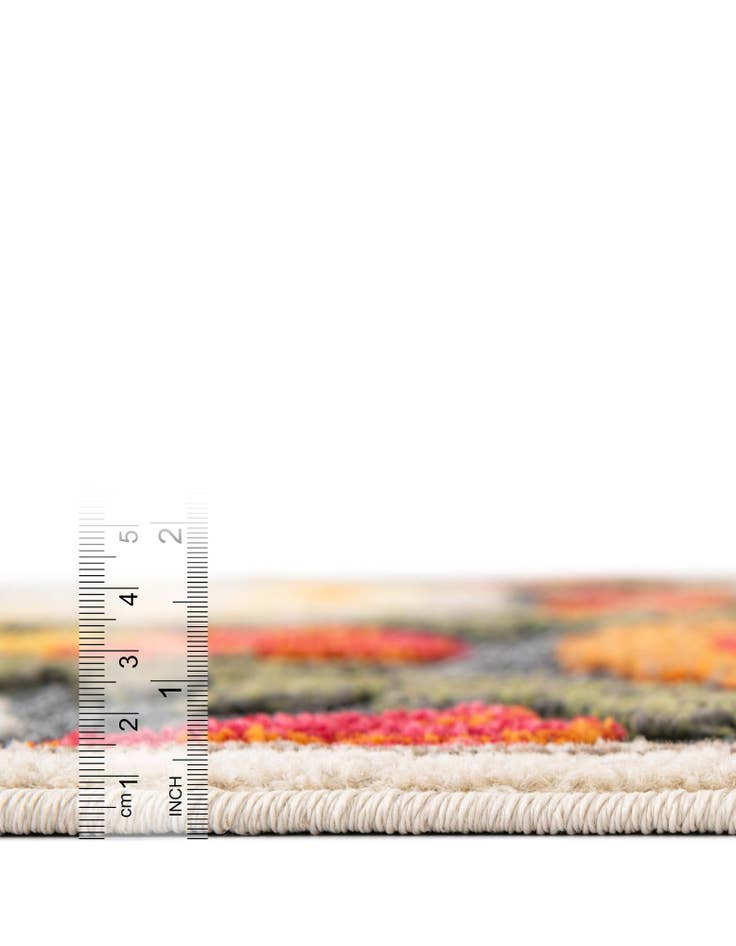 Detail image of  3' x 3'  Washable Casablanca Indoor / Outdoor Round Rug