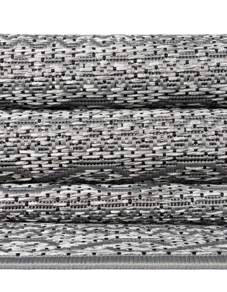 Detail image of  6' x 6'  Washable Modern Indoor / Outdoor Round Rug