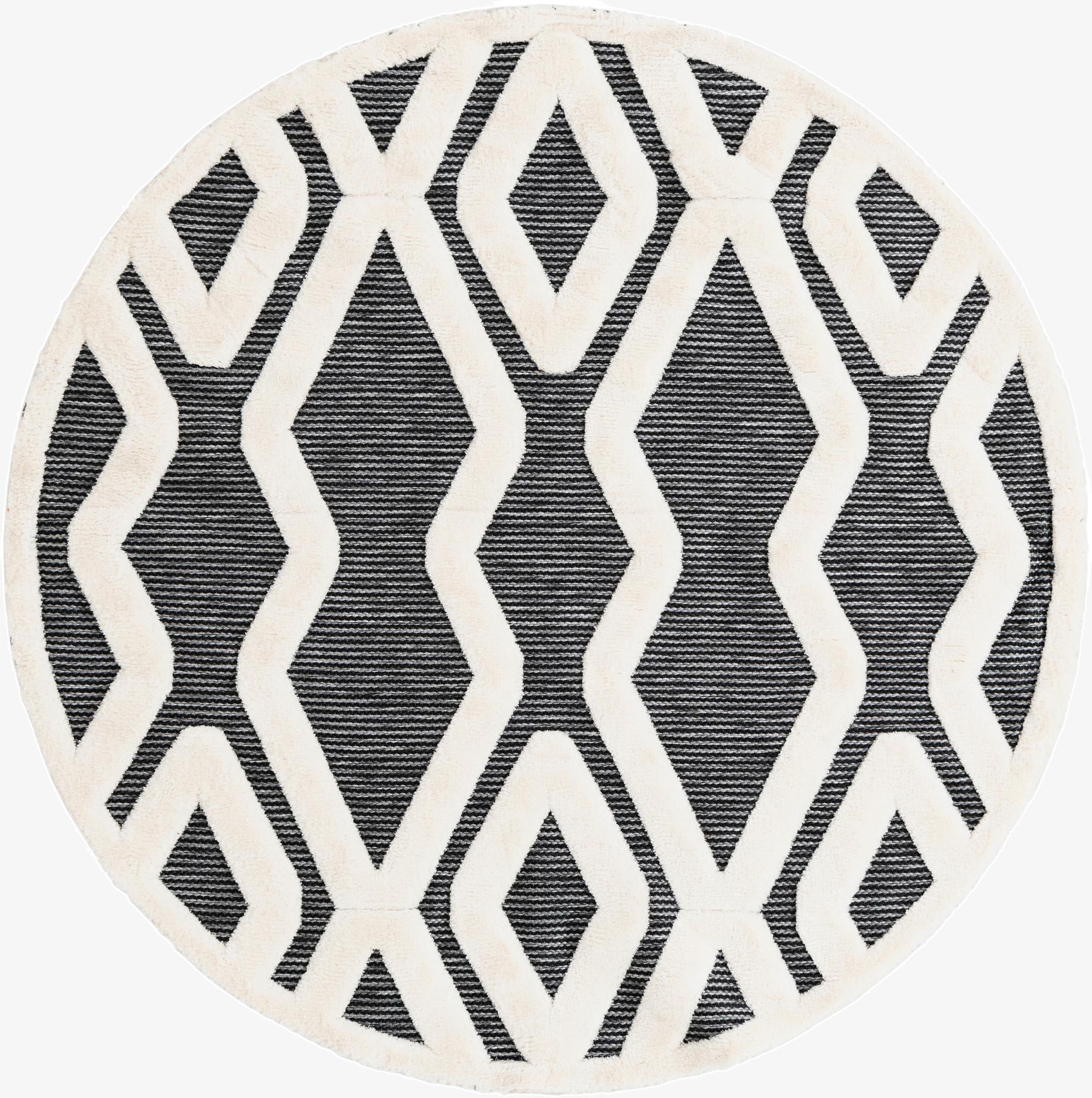  6' x 6' Prismatic Round Rug