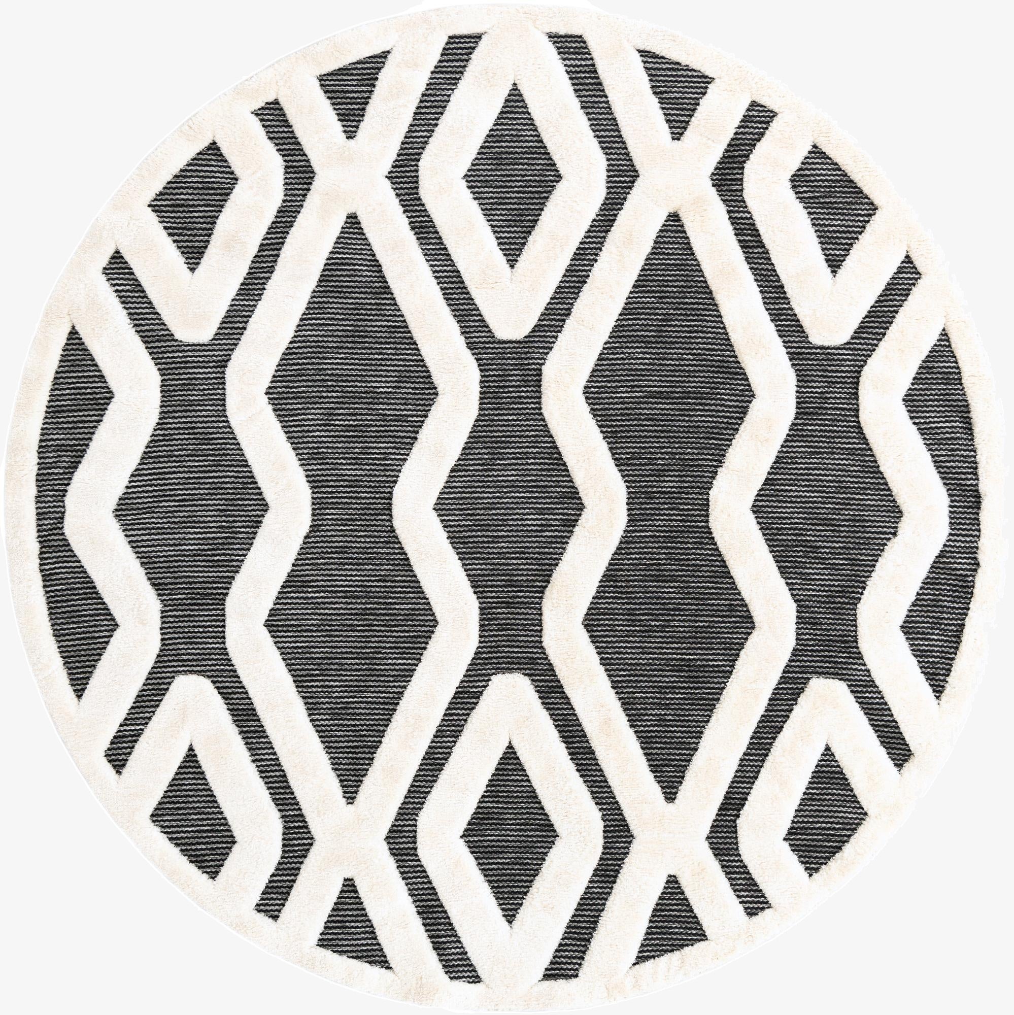  7' 10 x 7' 10 Prismatic Round Rug