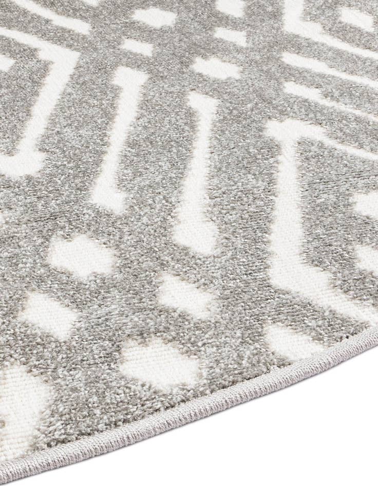 Detail image of  8' x 8'  Washable Sabrina Soto Ella Indoor / Outdoor Round Rug