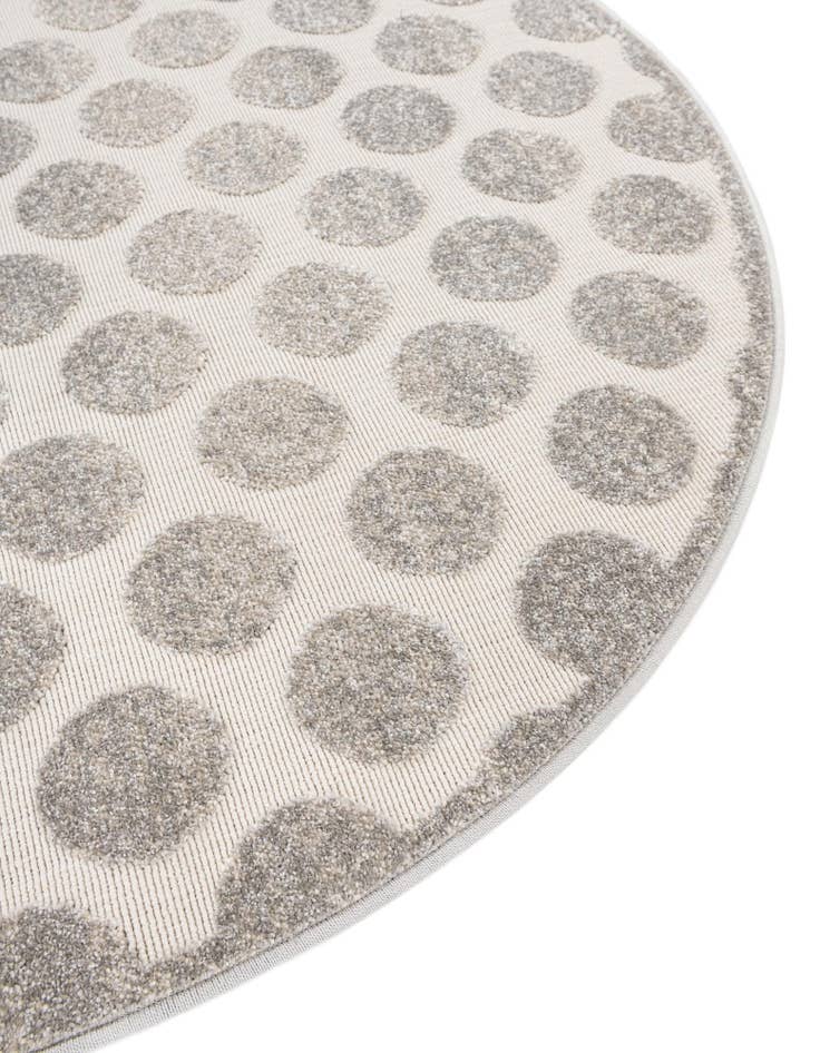 Detail image of  5' x 5'  Washable Sabrina Soto Indoor / Outdoor Round Rug