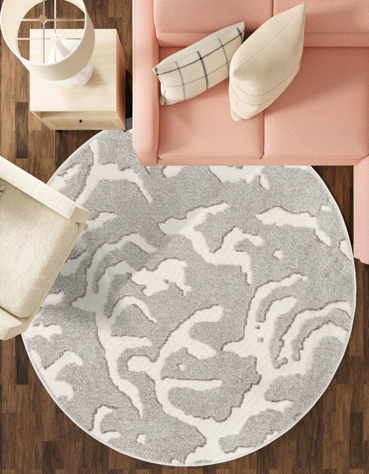 Detail image of  10' x 10'  Washable Sabrina Soto Indoor / Outdoor Round Rug