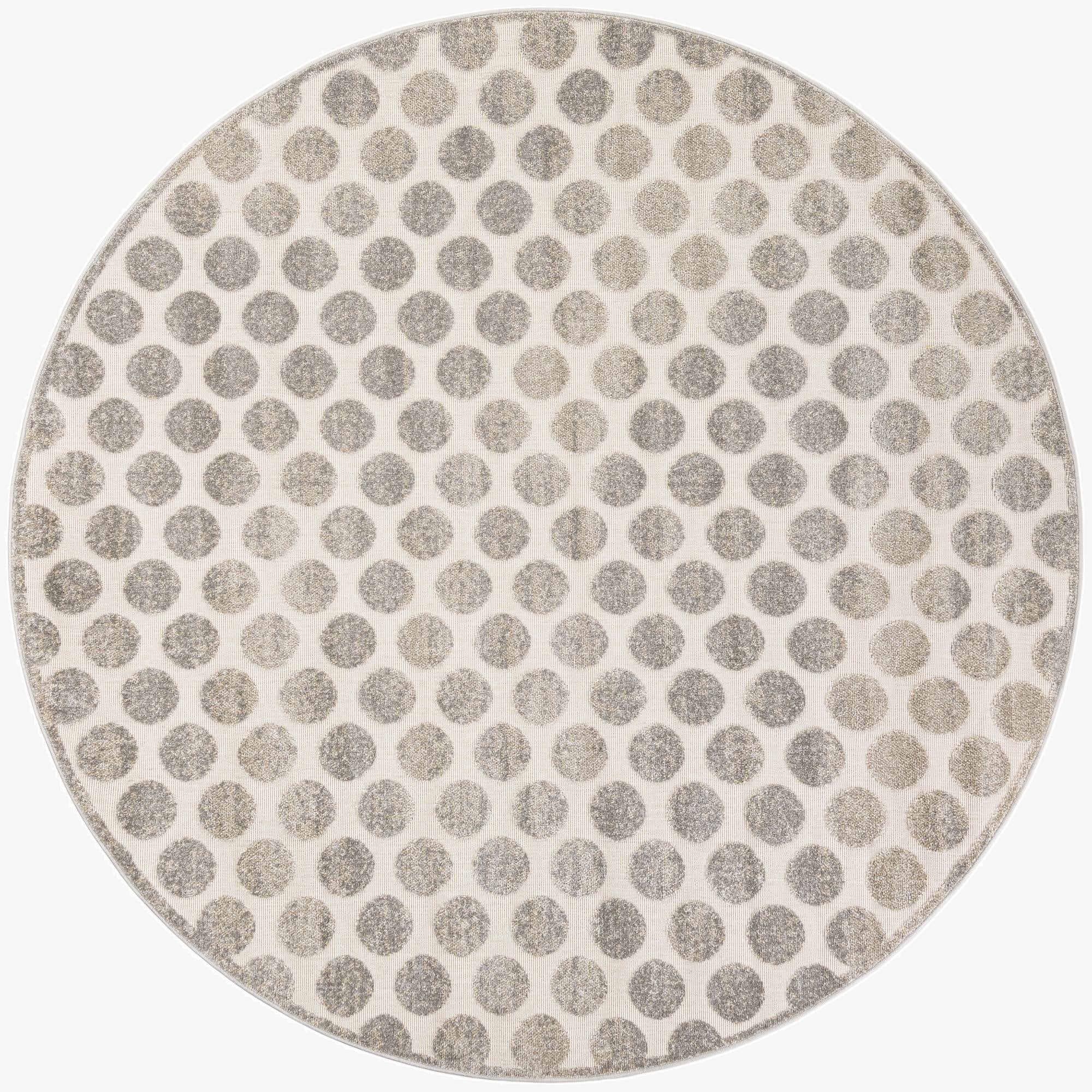  7' 10 x 7' 10  Washable Sabrina Soto Indoor / Outdoor Round Rug