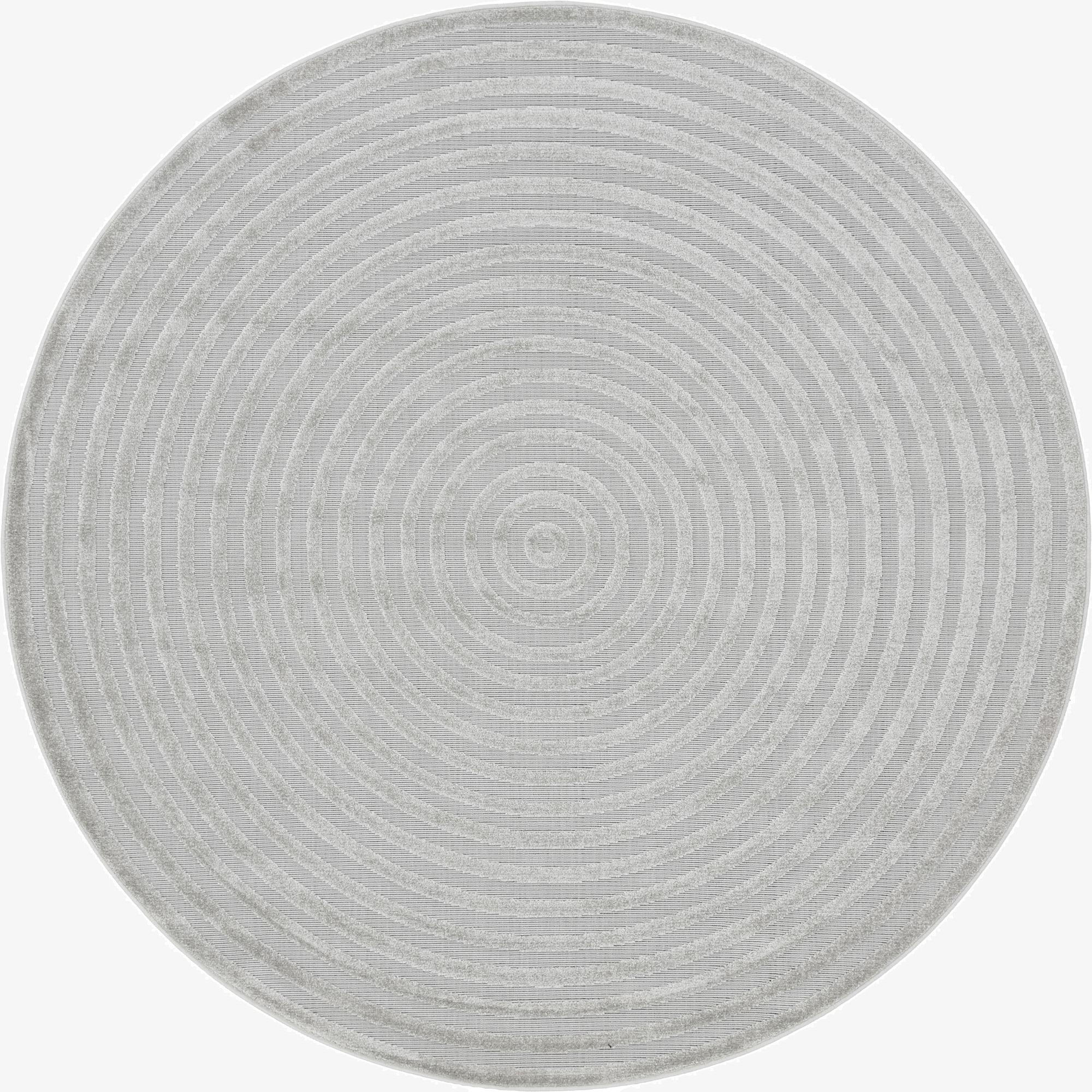  8' x 8'  Washable Sabrina Soto Prescott Indoor / Outdoor Round Rug