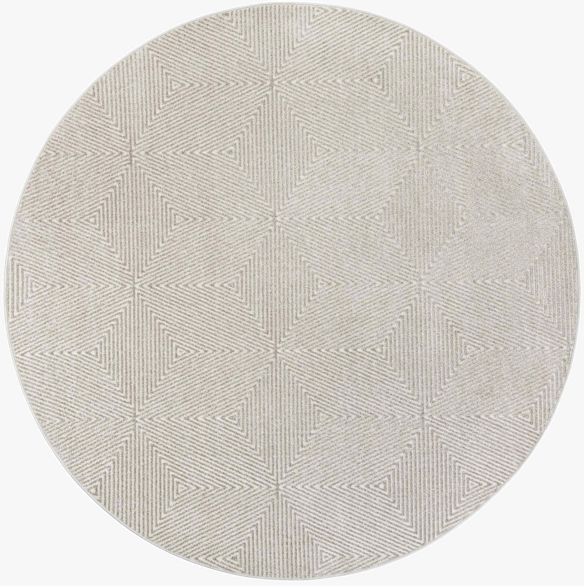  7' 10 x 7' 10  Washable Sabrina Soto Indoor / Outdoor Round Rug