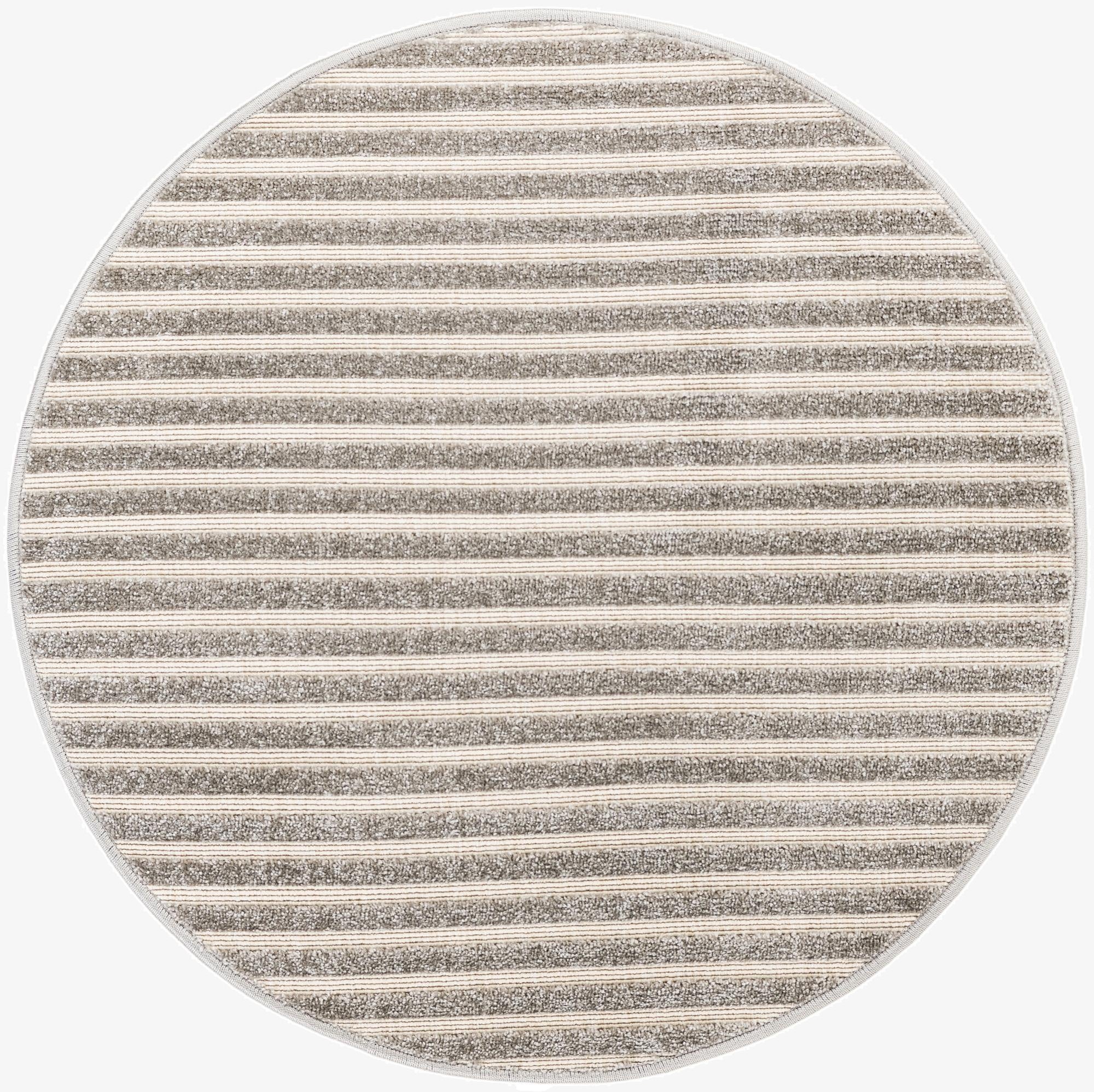  3' x 3'  Washable Sabrina Soto Indoor / Outdoor Round Rug