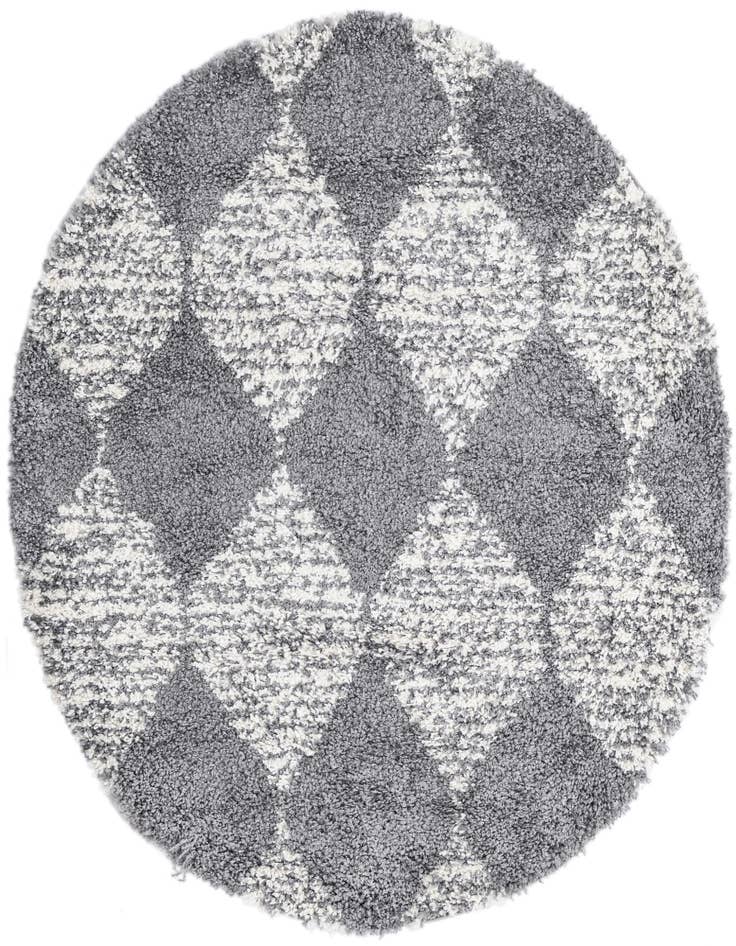 Detail image of  5' 3 x 5' 3 Serenity Shag Round Rug
