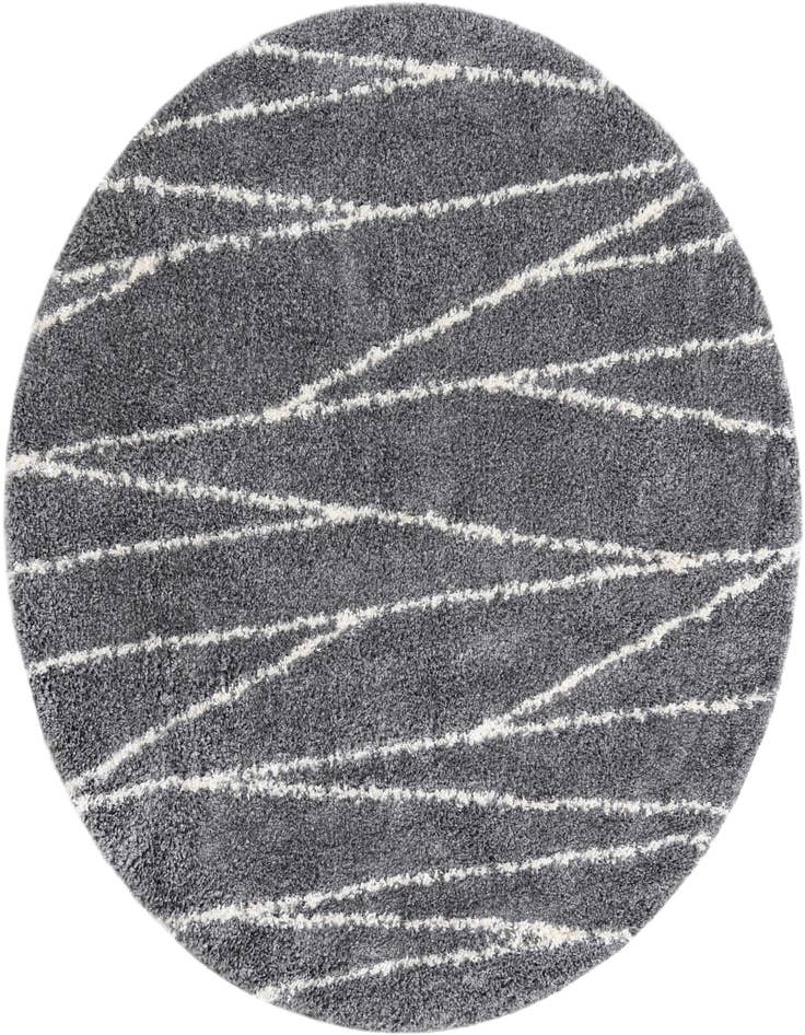 Detail image of  5' 3 x 5' 3 Serenity Shag Round Rug